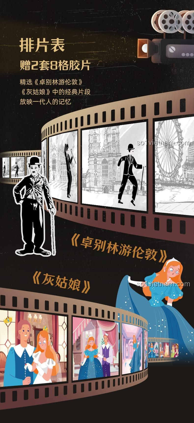 Thông điệp hoài niệm về điện ảnh của đồ chơi mô hình Pantasy 85010 Máy Chiếu Phim Cổ Điển, ký ức điện ảnh, hoài niệm bất tận