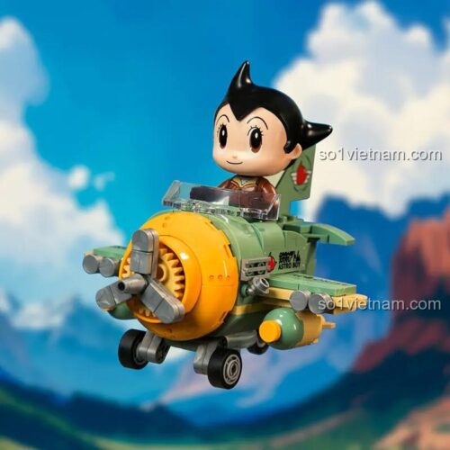 Pantasy 86209 Astro Boy máy bay trực thăng đồ chơi giáo dục cho bé trai