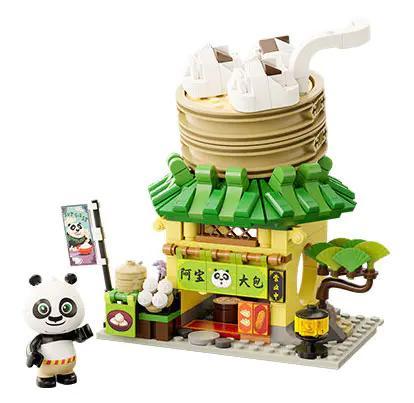 Bộ lắp ghép Pantasy 86505-08 Kung Fu Panda Po's Bao Shop