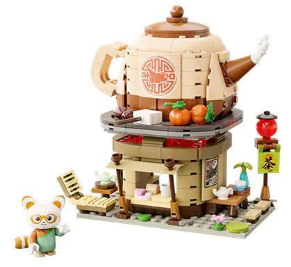 Bộ lắp ghép Pantasy 86507 Kung Fu Panda Tiệm Trà Của Sư Phụ