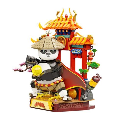 Bộ lắp ghép Pantasy 86509 Kung Fu Panda 4: Thần Long Đại Hiệp, mô hình Po võ thuật, đồ chơi xây dựng cho bé 6 tuổi