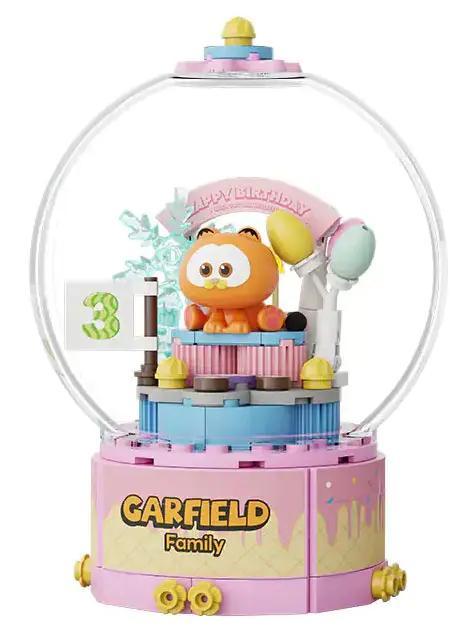 Bộ lắp ghép Pantasy 86803 Gia đình Garfield - Quả cầu pha lê Bánh sinh nhật, mô hình Garfield dễ thương, đồ chơi sáng tạo cho bé 6 tuổi, quà tặng sinh nhật ý nghĩa, giá tốt