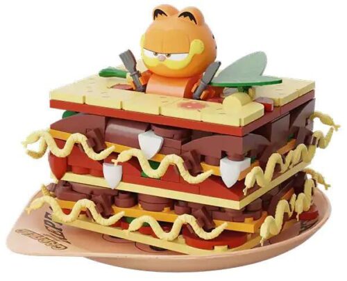 Mô hình Lasagna Garfield Pantasy 86807, bộ lắp ghép Garfield, đồ chơi mô hình Garfield, đồ chơi xếp hình Garfield, đồ chơi giáo dục Garfield, đồ chơi sáng tạo Garfield, 300 mảnh, cho bé 6 tuổi