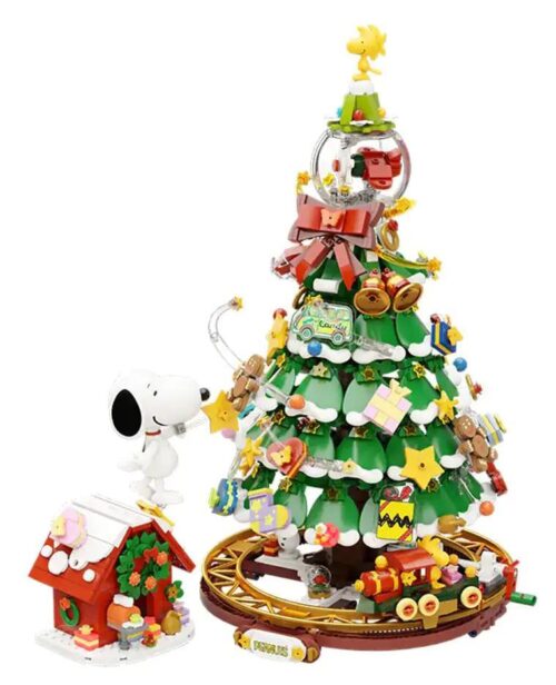 Bộ lắp ghép Cây thông Noel Snoopy Pantasy 86909, mô hình Cây thông Giáng sinh Snoopy 1300 mảnh ghép, đồ chơi lắp ghép giá tốt cho bé 6 tuổi, mang không khí Giáng sinh ấm áp.