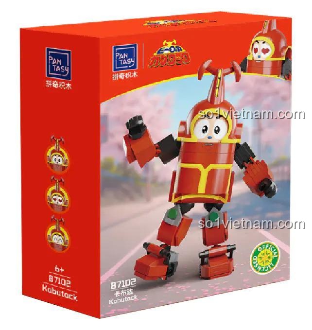 Hộp đựng bộ lắp ghép Robot Kabutack Tsubasa Pantasy 87102, đồ chơi mô hình cho bé trai