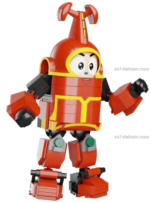 Robot Kabutack Tsubasa với biểu cảm thay đổi, bộ lắp ghép Pantasy 87102, đồ chơi mô hình cho bé trai