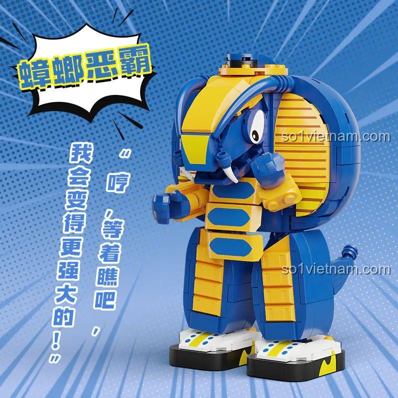 拼奇® 87103 Cobrander Robot Bọ Cạp lắp ghép chi tiết cao