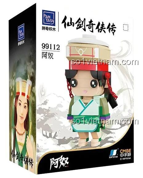 Bộ lắp ghép Pantasy 99112 Mô hình đầu vuông A Nô Tiên Kiếm Kỳ Hiệp Truyện, đồ chơi mô hình cho bé gái 10 tuổi, giá tốt