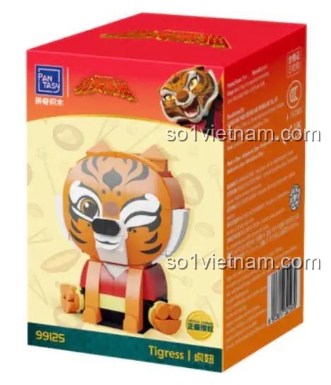 Giao Hổ Kung Fu Panda Pantasy 99125, hộp sản phẩm, đồ chơi lắp ráp giá rẻ cho bé gái 6 tuổi