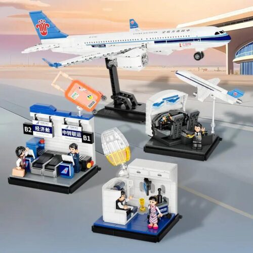 bộ lắp ghép Máy bay C919, đồ chơi lắp ghép Mô hình máy bay C919, đồ chơi lắp ghép cho bé 10 tuổi, giá tốt