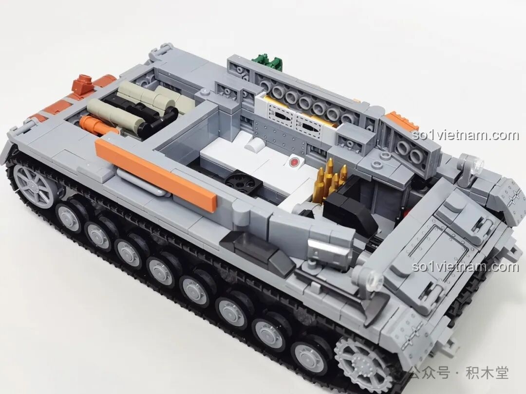 Lắp ráp pháo chính cho xe tăng Panzer IV F2 12GO