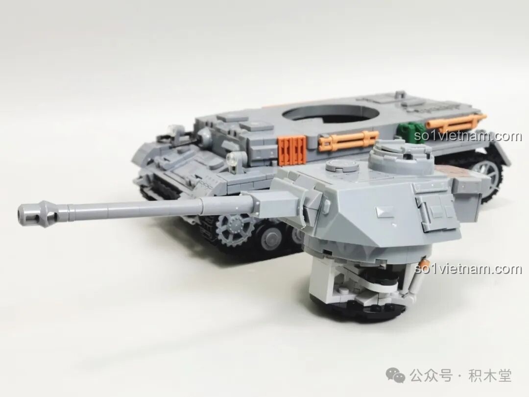 Thiết kế module cho phép tháo rời các bộ phận của xe tăng Panzer IV F2 12GO