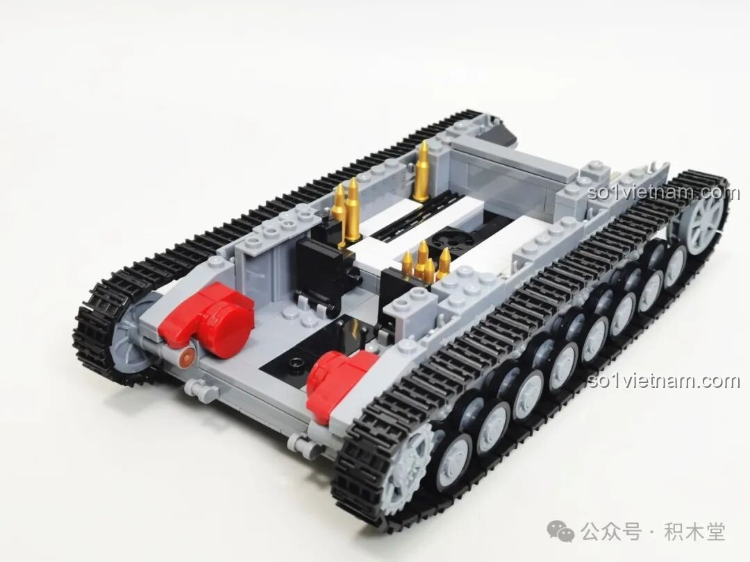 Lắp ráp phần đế tháp pháo cho xe tăng Panzer IV F2 12GO