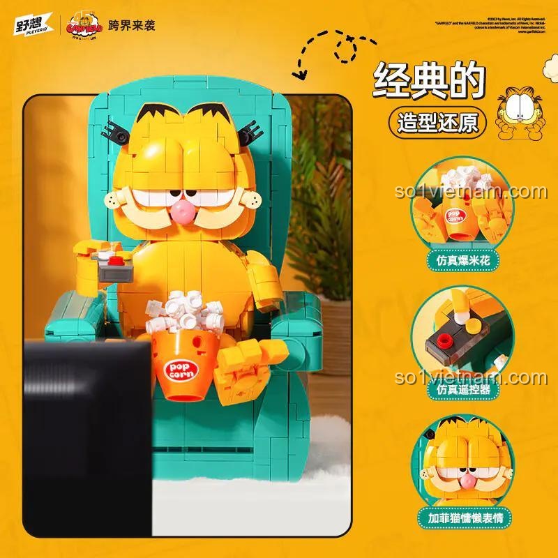 Chi tiết mô hình Garfield M38-P8028 Pleyerid