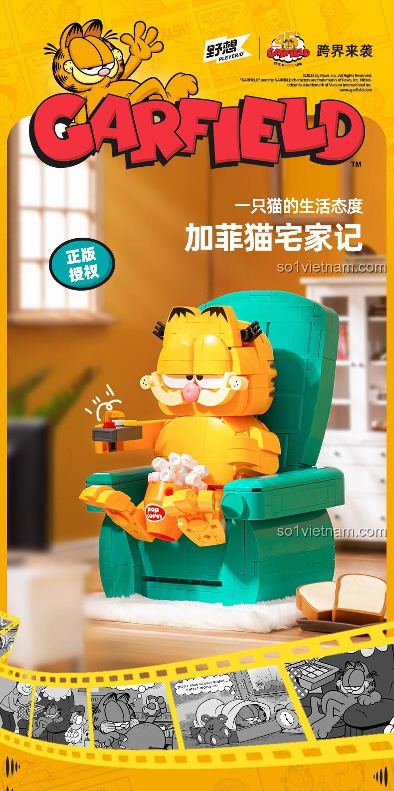 Mô hình Garfield thực tế M38-P8028 Pleyerid