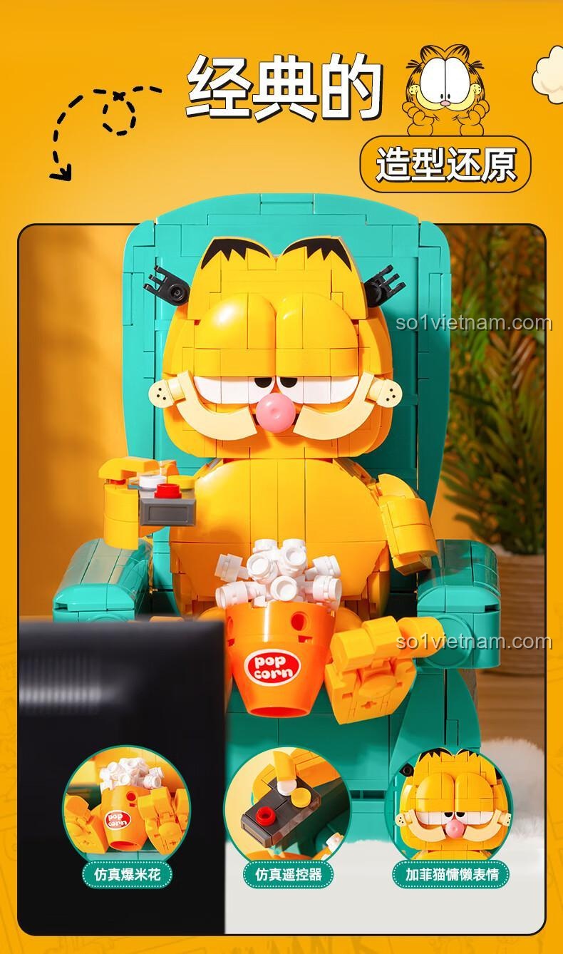 Mô hình Garfield và điều khiển M38-P8028 Pleyerid