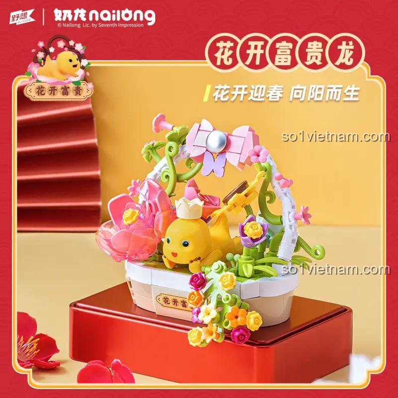 bộ đồ chơi P8037, đồ chơi mô hình Rồng Con may mắn, cho thanh niên 12 tuổi, đáng tiền