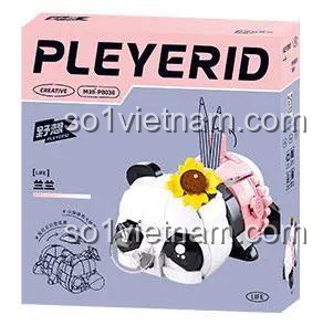 Hộp đồ chơi gấu trúc Lan Lan Pleyerid M38-P8038, bộ xếp hình gấu trúc dễ thương, quà tặng ý nghĩa