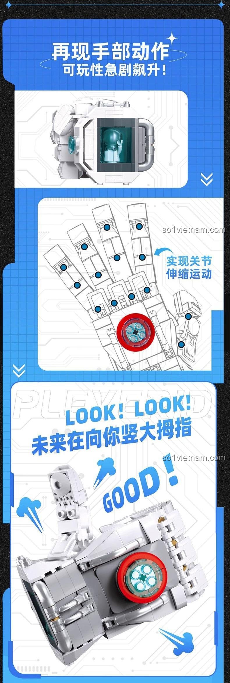 Các tư thế tạo dáng của mô hình Maro Năng Lượng Tay Pleyerid M38-P8066