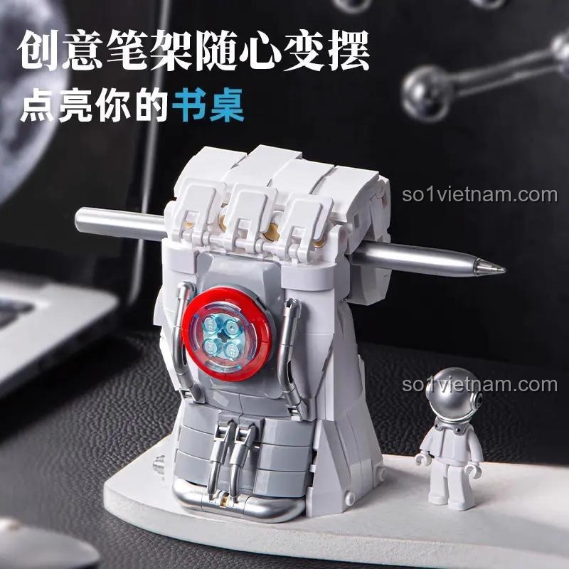 Mô hình găng tay robot Maro Pleyerid M38-P8066 làm giá đỡ bút, đồ chơi giáo dục cho bé trai 12 tuổi
