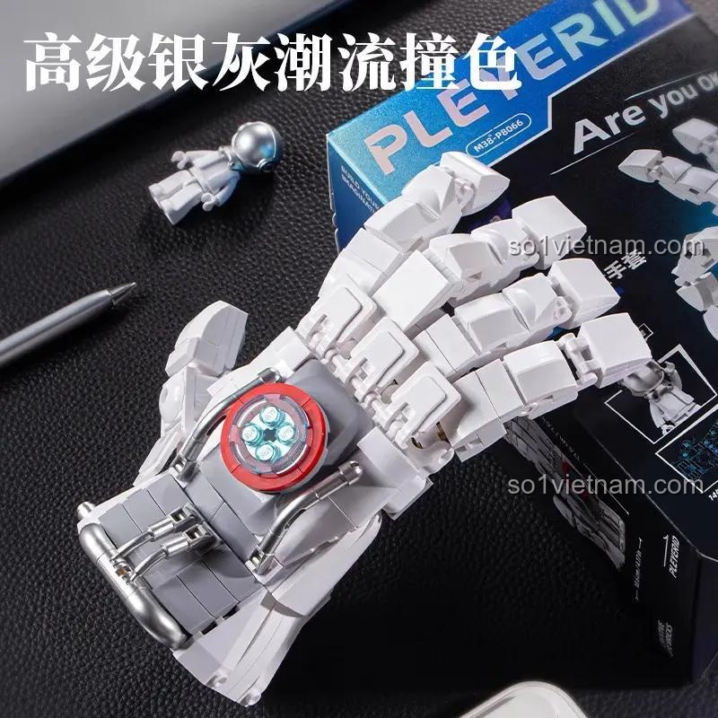 Hộp sản phẩm Maro Năng Lượng Tay Pleyerid M38-P8066, bộ lắp ghép 248 chi tiết cho bé trai 12 tuổi