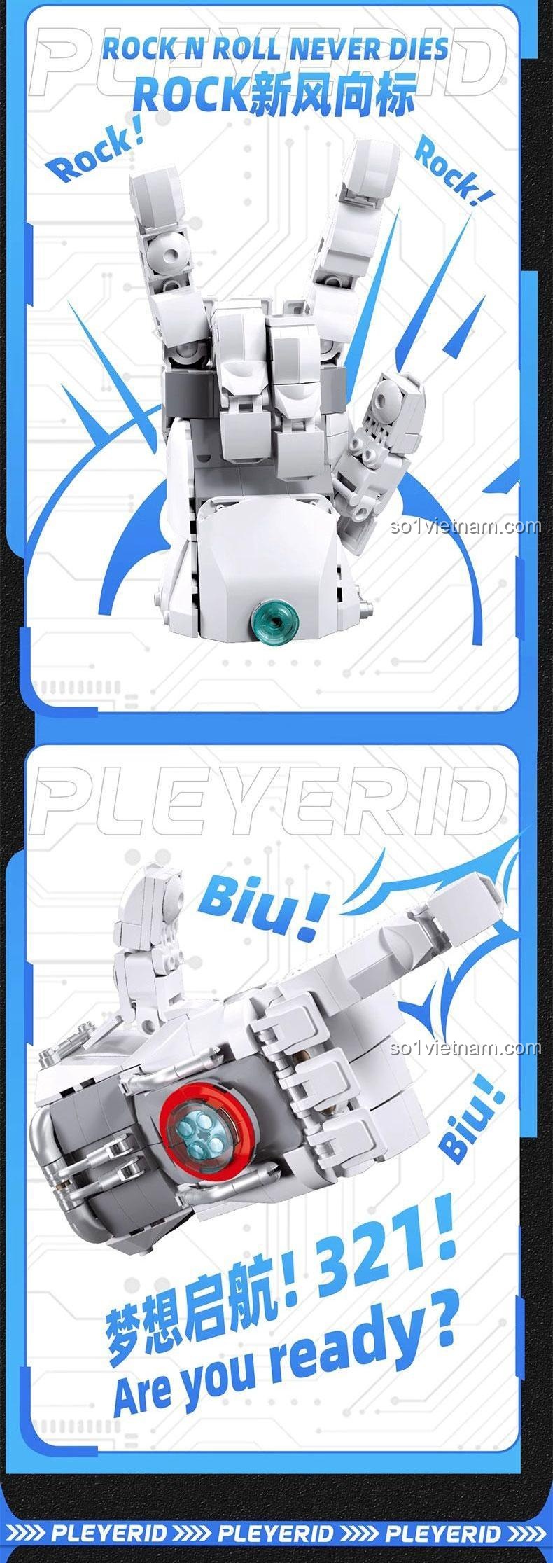 Mô hình Maro Năng Lượng Tay Pleyerid M38-P8066 dùng làm giá đỡ bút