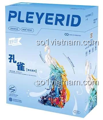 Hộp sản phẩm Bộ Lắp Ghép Mô Hình Chim Công Pleyerid M38-P8161 "Phồn Hoa Như Gấm" - Đồ Chơi Lắp Ghép Sáng Tạo Có Đèn LED, Màu Sắc Rực Rỡ, Phù Hợp Trang Trí Phòng, Độ Tuổi 12+