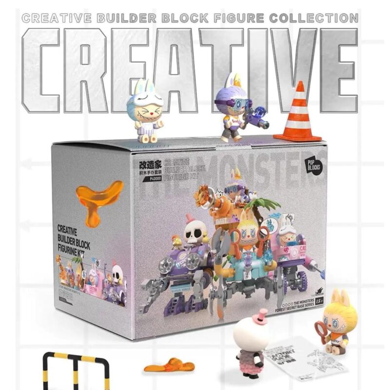 POP Blocks P40009 Bộ lắp ghép robot biến hình, Mô hình robot sáng tạo, Đồ chơi lắp ráp nhân vật, Bộ đồ chơi sáng tạo, Mô hình The Monsters, Robot biến hình, Robot sáng tạo, Nhân vật The Monsters, Bộ lắp ráp sáng tạo, Đồ chơi lắp ghép nhân vật, Bộ lắp ráp nhân vật, Mô hình nhân vật, Robot sửa chữa, Robot làm sạch, Robot đánh bóng, Robot phun sơn, 15 tuổi, Con trai, Con gái, Phiên bản giới hạn triển lãm PTS 2024, giá tốt