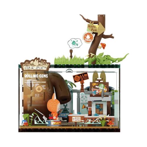 Hộp bộ lắp ghép Khu rừng bí mật Pop Mart P10002, đồ chơi lắp ghép Pop Mart P10002 giá tốt cho bé 8 tuổi, cả con trai và con gái