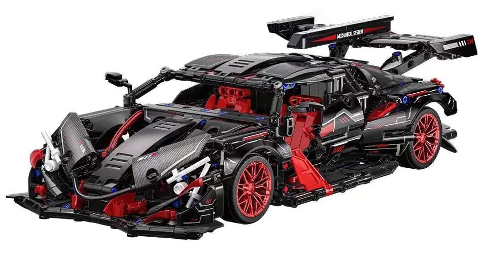 Bộ lắp ghép Siêu Xe Apollo IE Qianmai QM00052, đồ chơi mô hình xe thể thao màu đen đỏ, phù hợp bé trai 8 tuổi, giá tốt.