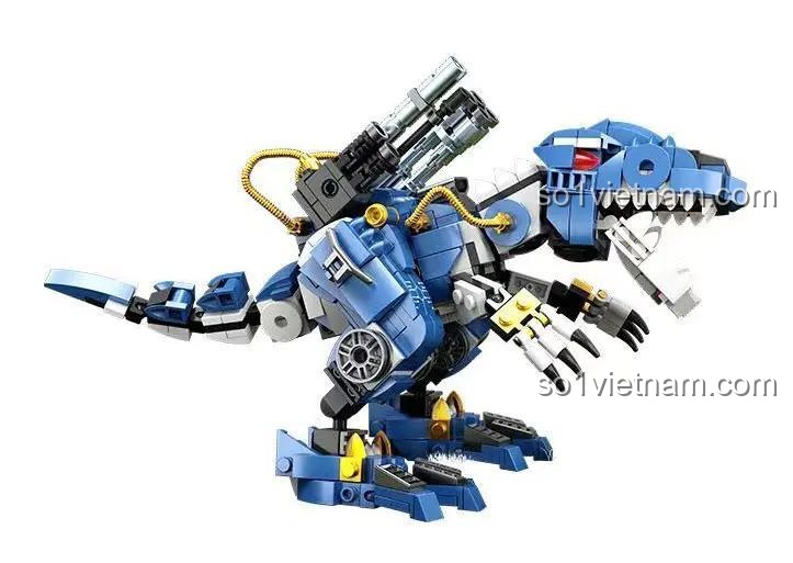 Bộ lắp ghép Khủng long bạo chúa T-Rex cơ khí 巧乐童 2104