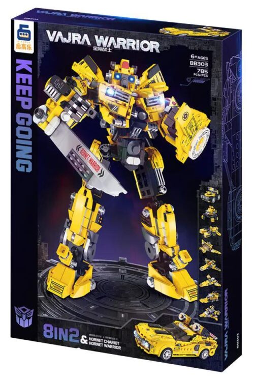 QigaoLe BB303 Bộ đồ chơi Chiến binh Ong Robot biến hình