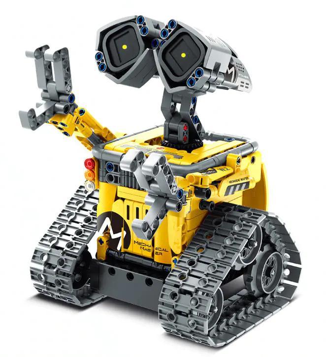 Mô hình hoàn thiện của bộ lắp ghép Robot Wall-E Qihui 8060, đồ chơi lập trình STEM cho bé trai 8 tuổi, giá rẻ.