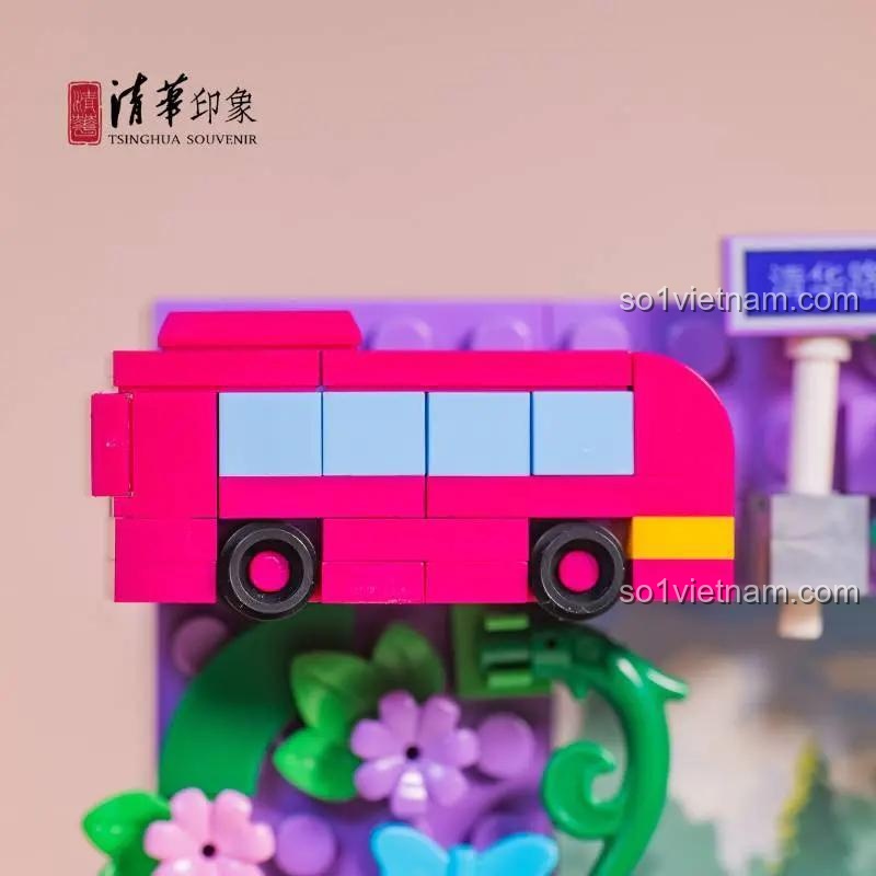 Bộ lắp ghép Khung Ảnh Lắp Ghép Thanh Hoa Viên Qinghua Impression QHYX001, mô hình tòa nhà, đồ chơi xây dựng cho bé 6 tuổi