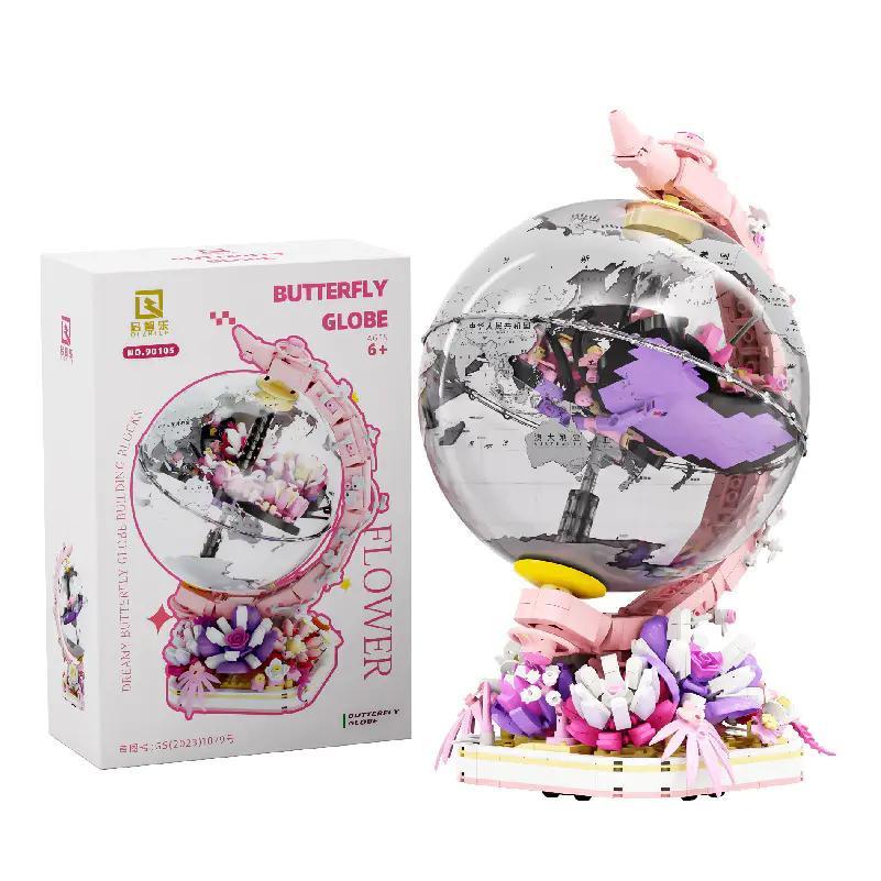 Hộp sản phẩm Quả địa cầu bướm 启智乐 90105