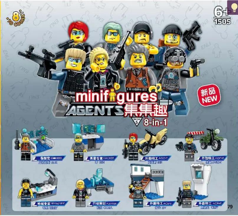 Bộ đồ chơi QMAN 1505 Đặc Vụ Mùa 5 cho bé trai 6 tuổi, lắp được 8 kiểu, giá tốt