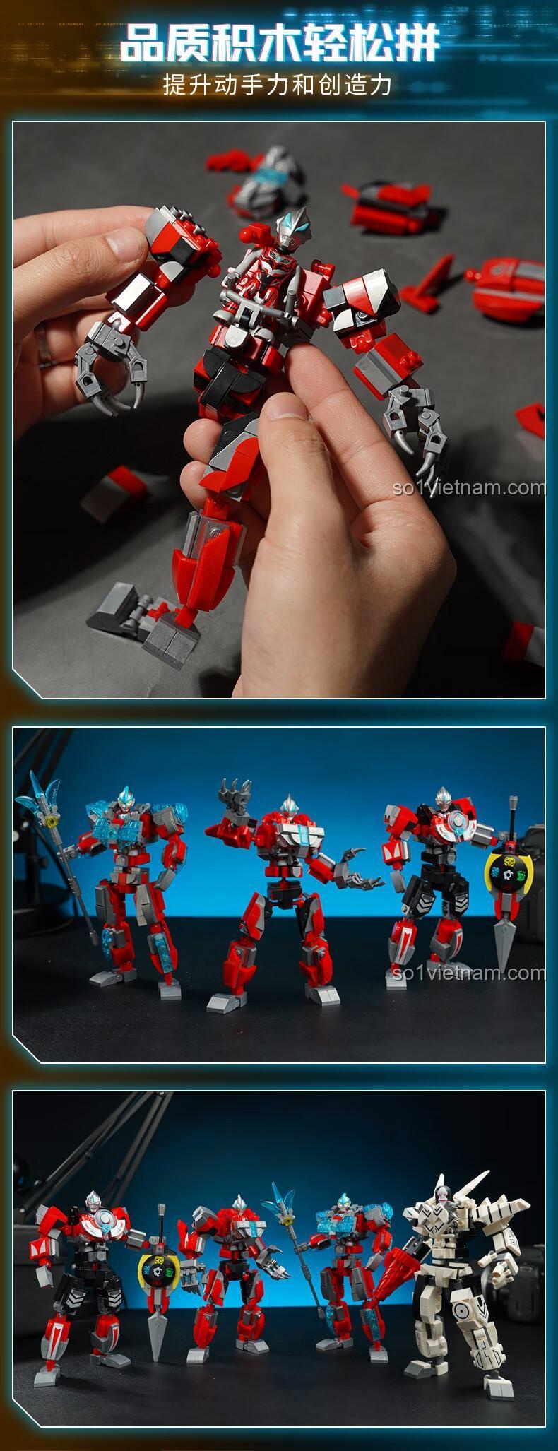 Các mẫu mecha khác trong cùng series của Qman, bên cạnh Robot Ultraman Geed Qman.