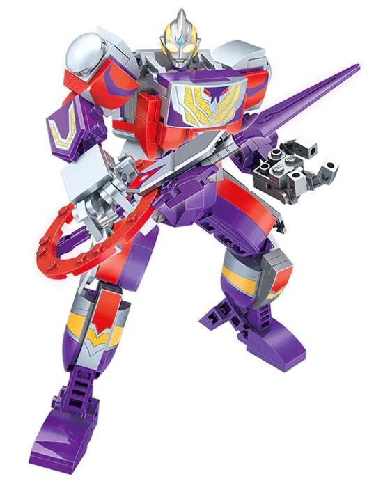 Bộ lắp ghép Qman 75057 Ultraman Trigger Cơ Giáp Tăng Cường, đồ chơi mô hình cho bé trai 6 tuổi, giá tốt.