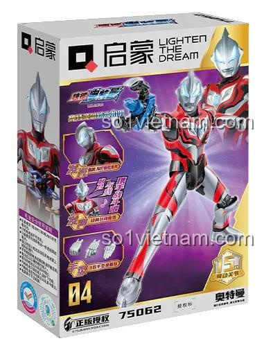 Mô hình Ultraman Geed Tinh Anh Rực Rỡ Qman 75062 với phụ kiện