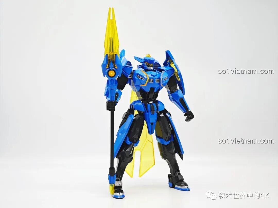 Tư thế hành động của Robot Triệu Vân Vương Giả Vinh Diệu, như đang lao vào trận chiến, một lựa chọn giá tốt cho fan.