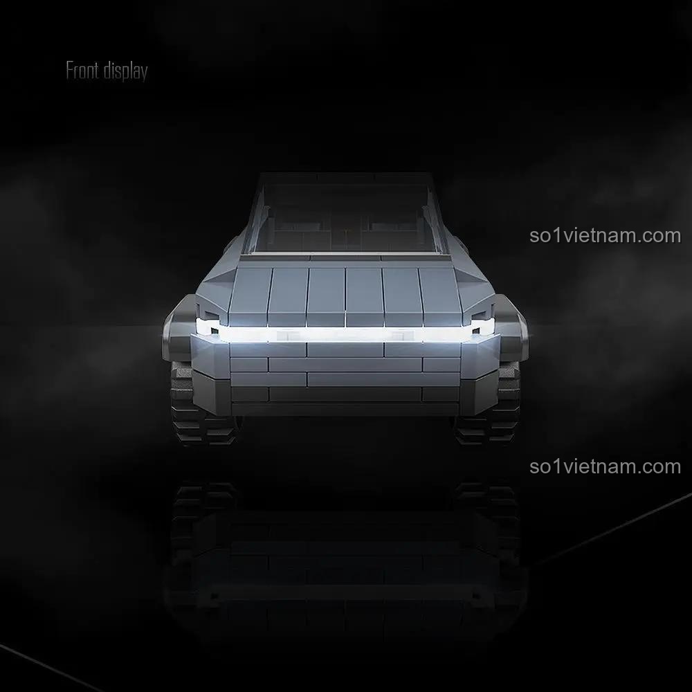 Nội thất xe bán tải Tesla Cybertruck lắp ráp từ bộ QUANGUAN 100316