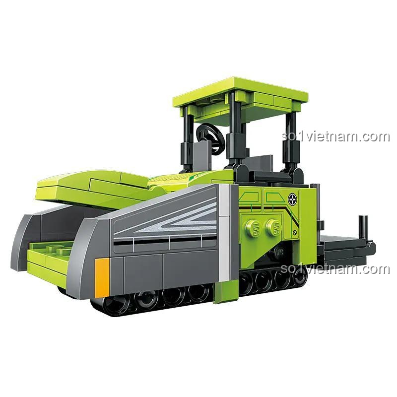 Xe lu màu xanh lá từ bộ lắp ghép kỹ thuật 41110, thiết kế chắc chắn, tương thích LEGO®, phù hợp cho bé trai 6 tuổi.