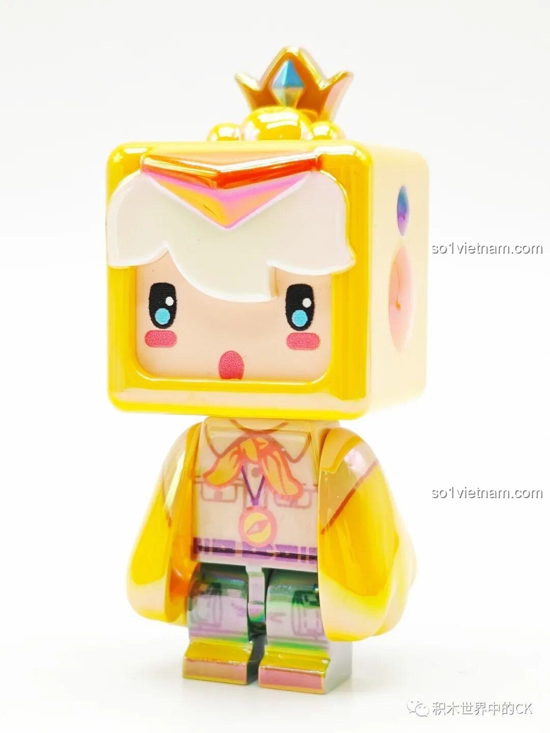 Nhân vật Mini World màu trắng trong hộp trưng bày 72036