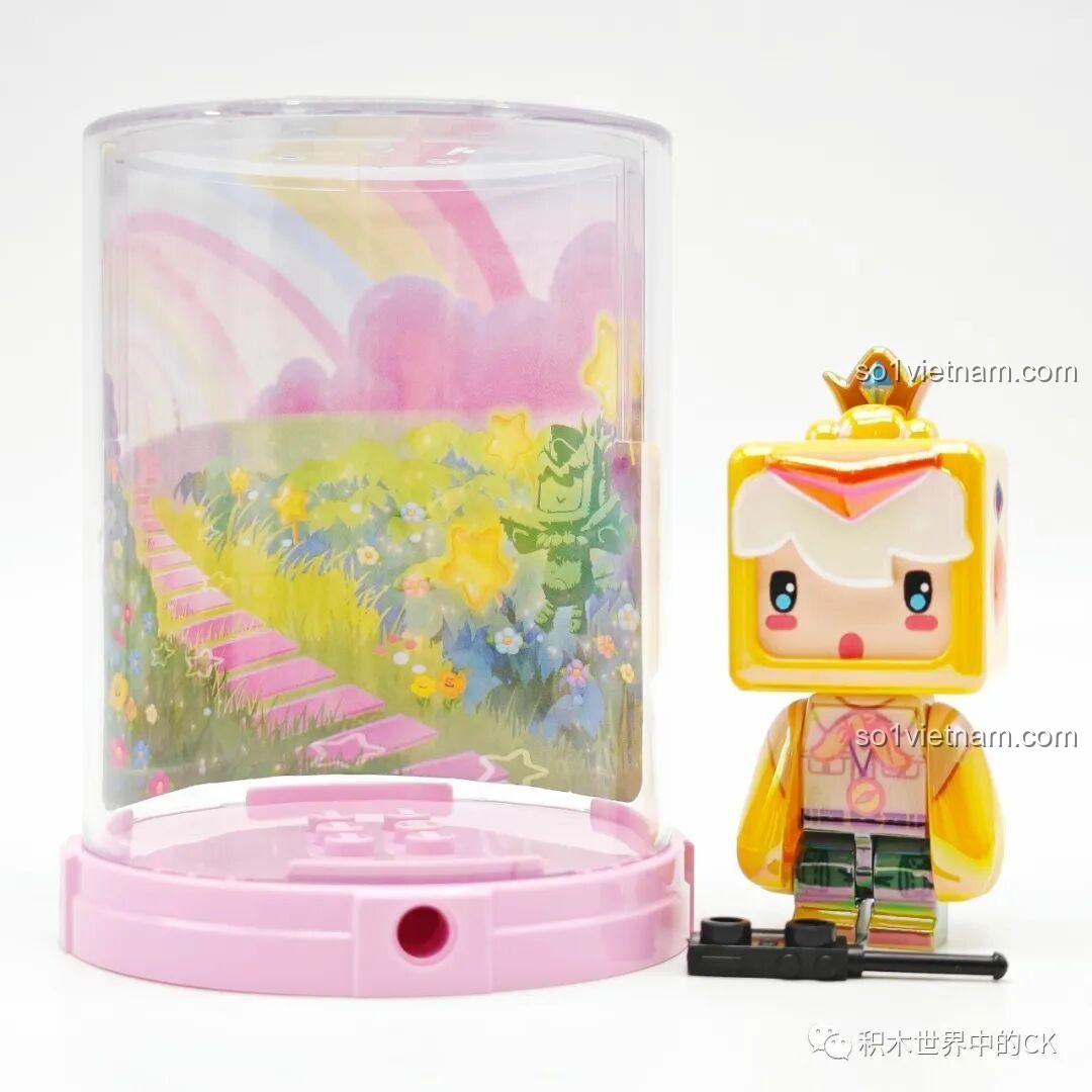 Nhân vật Mini World màu trắng với phụ kiện 72036