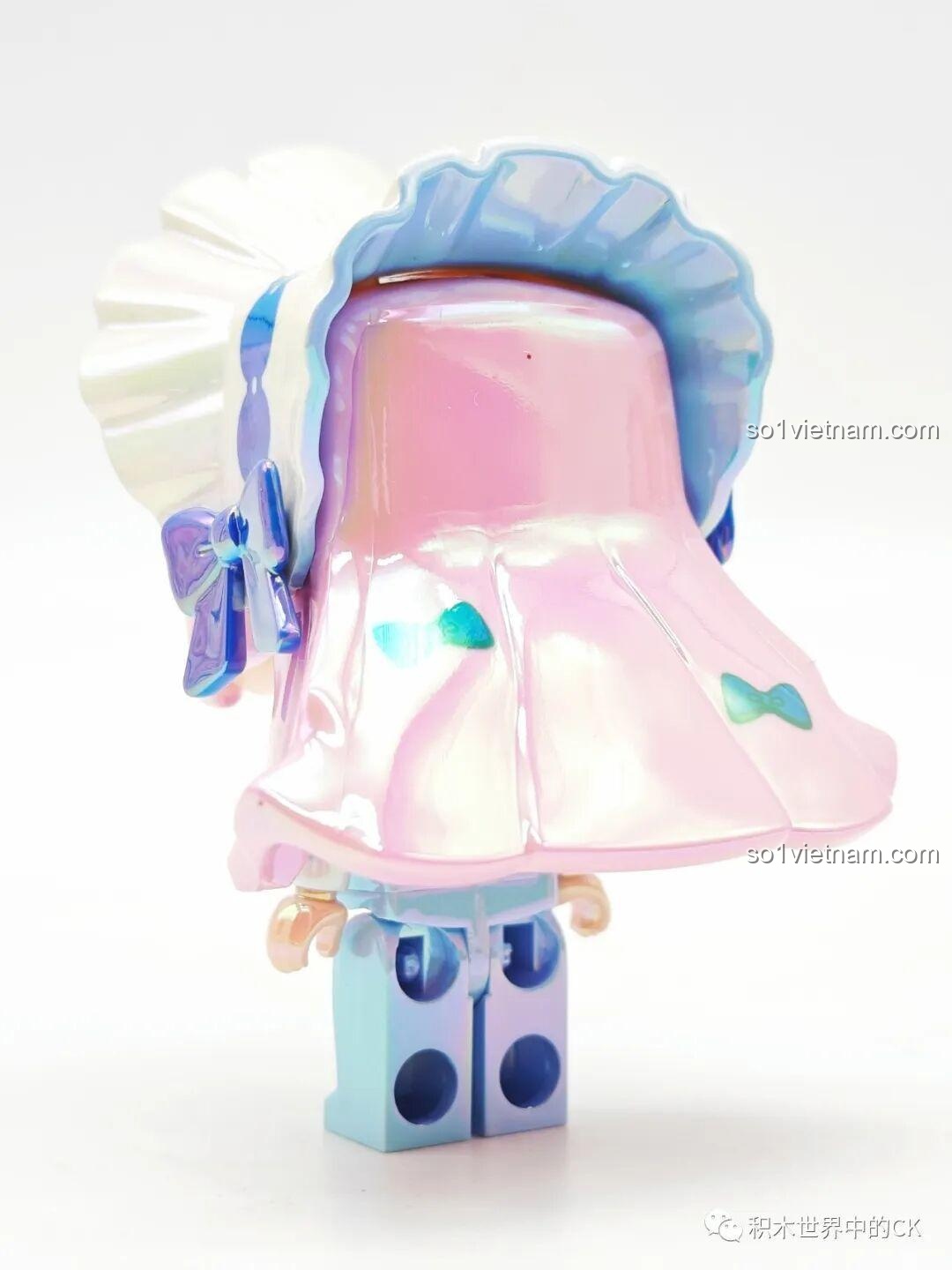 Nhân vật Mini World màu xanh dương với phụ kiện đầu thỏ 72036