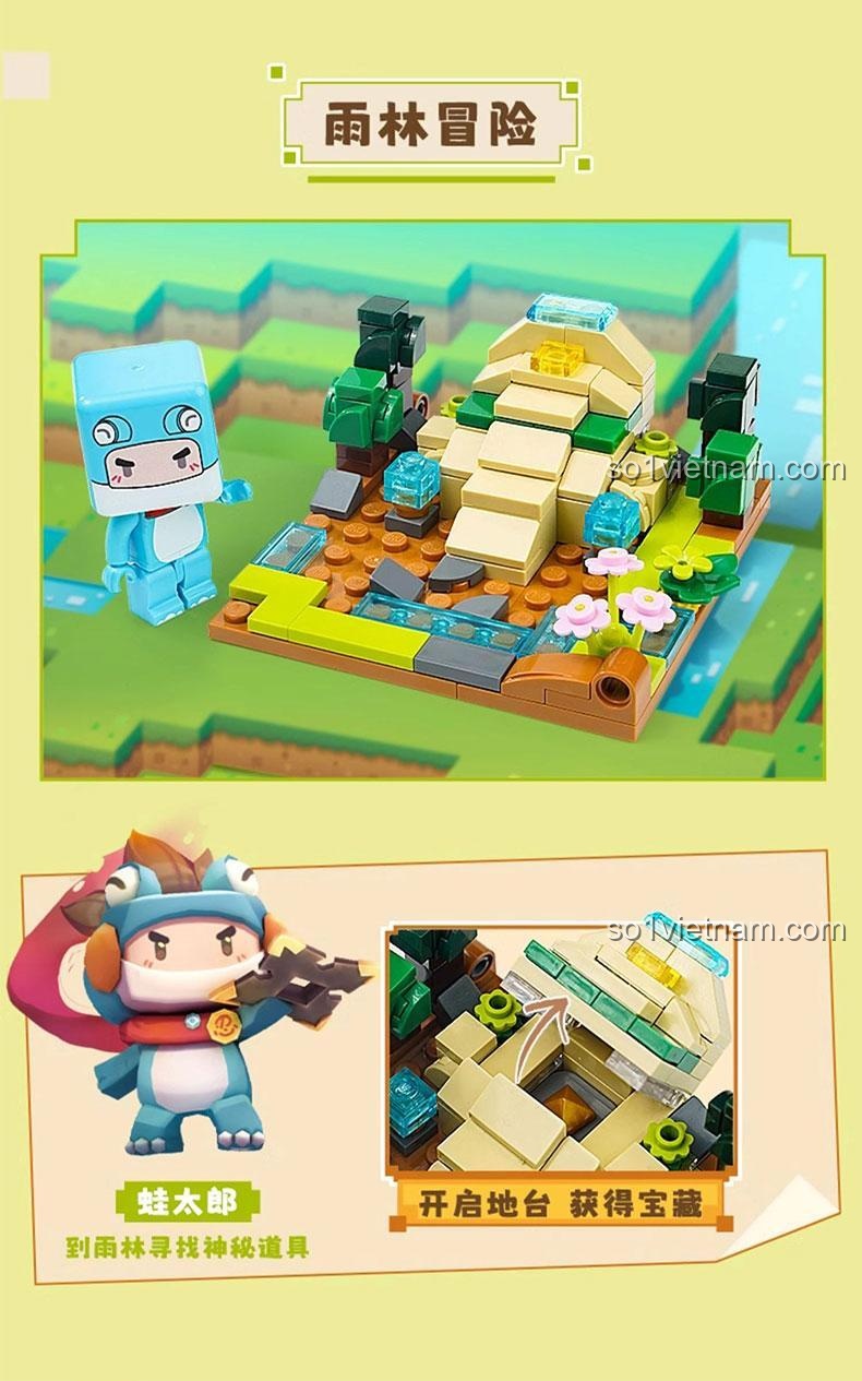 Mô hình trang trí bàn làm việc từ bộ lắp ghép Mini World 72049, 6+ tuổi, Con trai, Con gái, Kỹ năng sáng tạo, Phối hợp tay mắt, Kiên nhẫn, Giá tốt