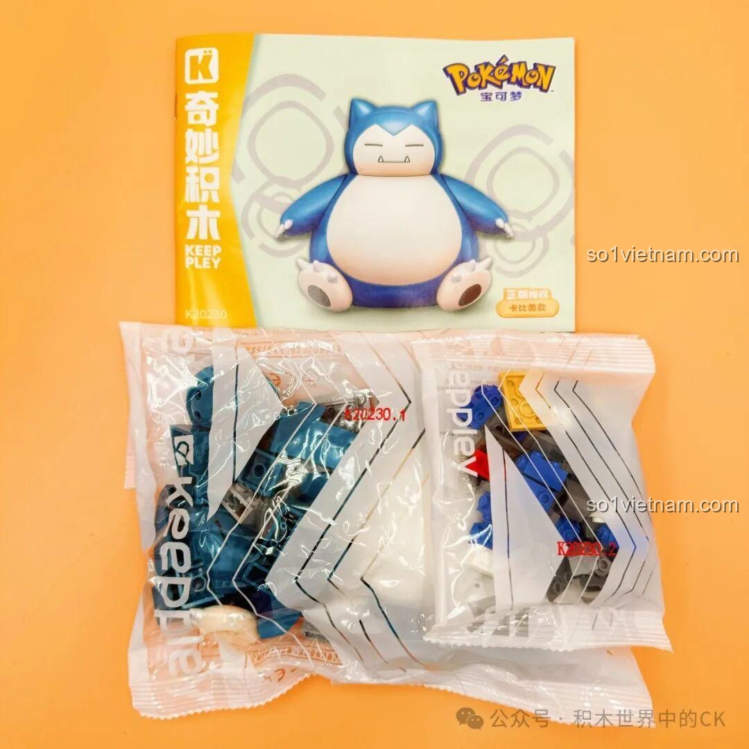 Quá trình lắp ráp bộ lắp ráp Pikachu Keeppley