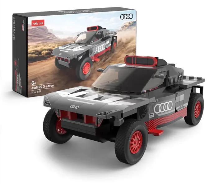 Bộ lắp ghép RASTAR 10120 Audi RS Q e-tron E2 Xe Đua Rally Dakar giá tốt cho bé trai 6 tuổi, mô hình có hộp và xe hoàn chỉnh.