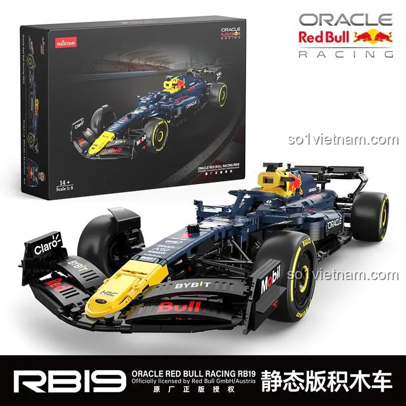 Hộp sản phẩm xe đua F1 Red Bull RB19 RASTAR 92400