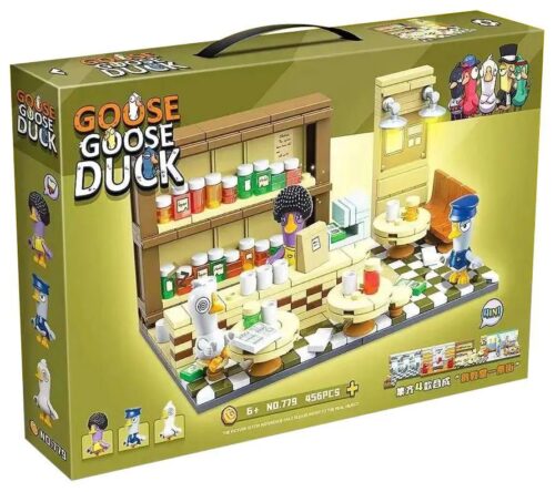 Bộ lắp ghép Quán Rượu Goose Goose Duck RENZAIMA 779 456 chi tiết, mô hình quán bar Goose Goose Duck cho bé 6 tuổi, giá tốt, chất lượng cao.